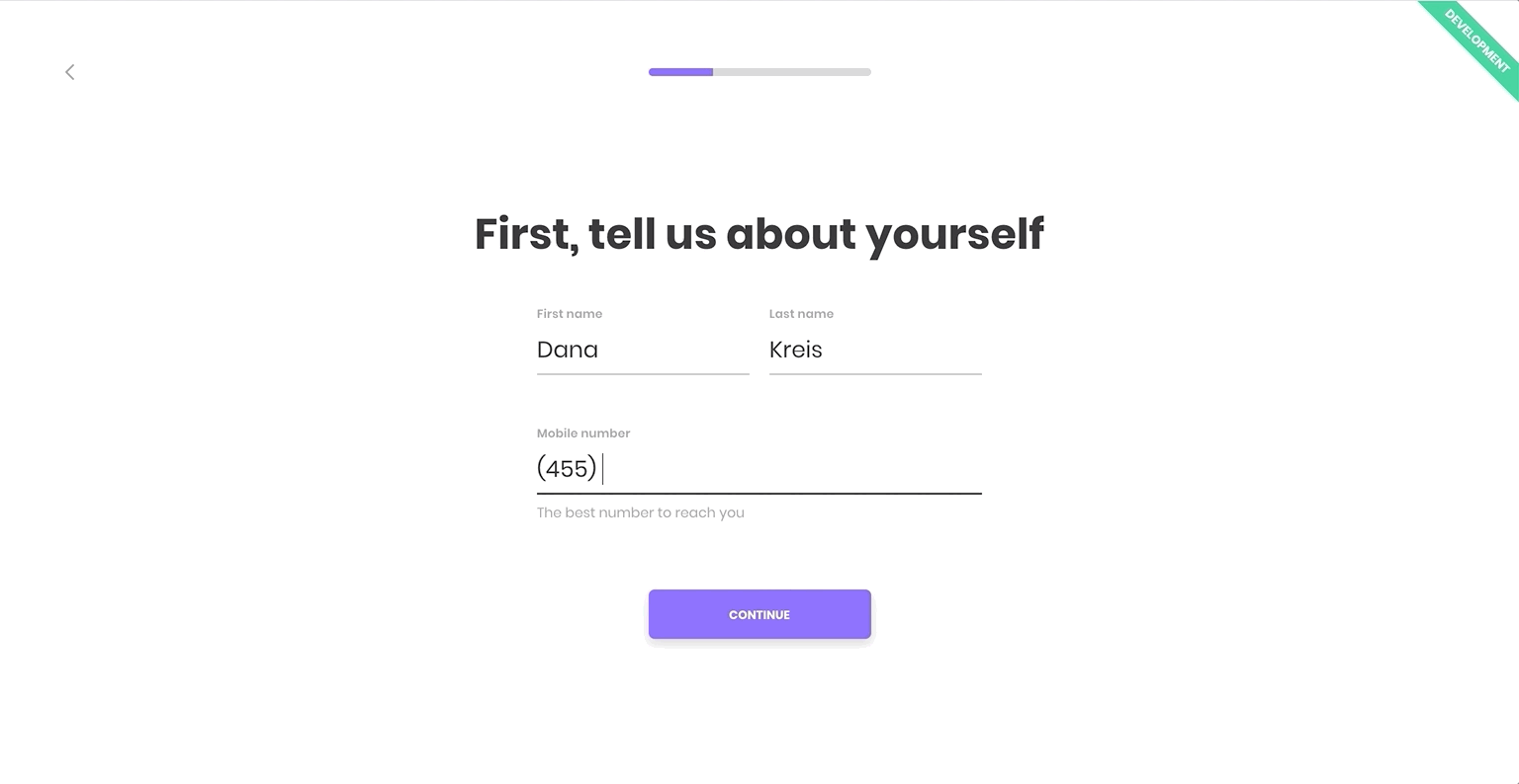 Onboarding full flow