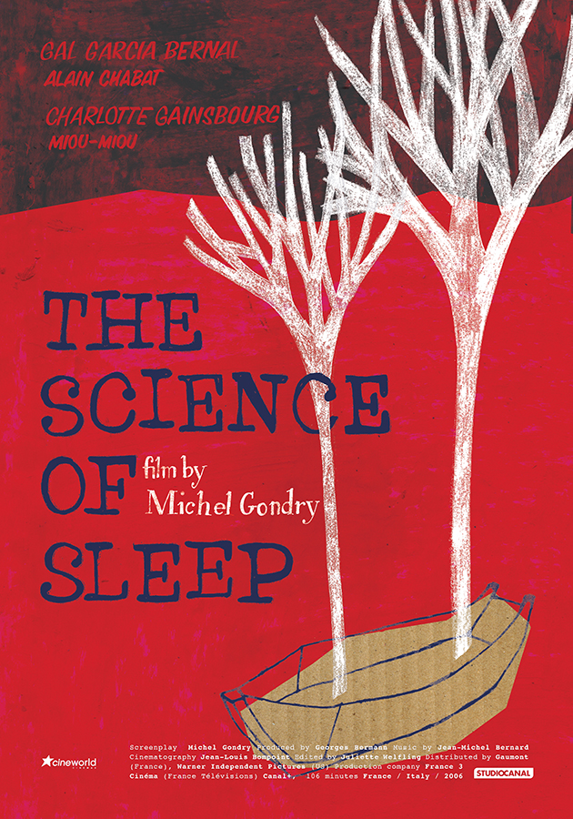 Illustrated poster for Michel Gondry's The Science of Sleep